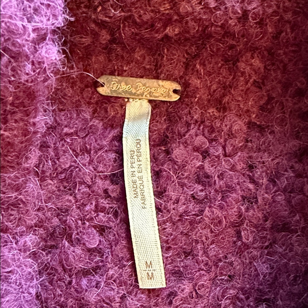 Free People - She’s All That Turtle Neck Alpaca Blend Sweater - size -M - Picture 4 of 6